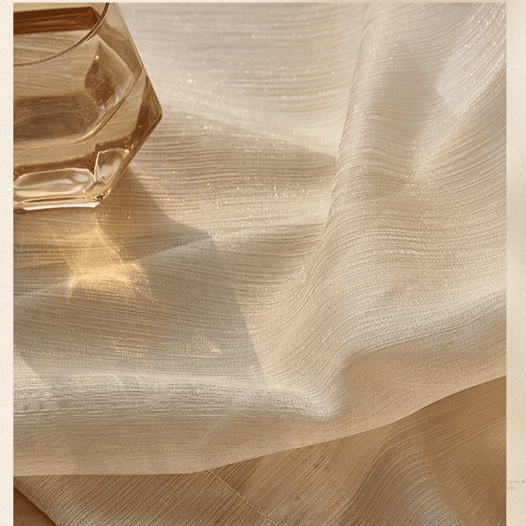 Luxury Dreamy Shiny Gauze Curtains for Living Room - Image 13