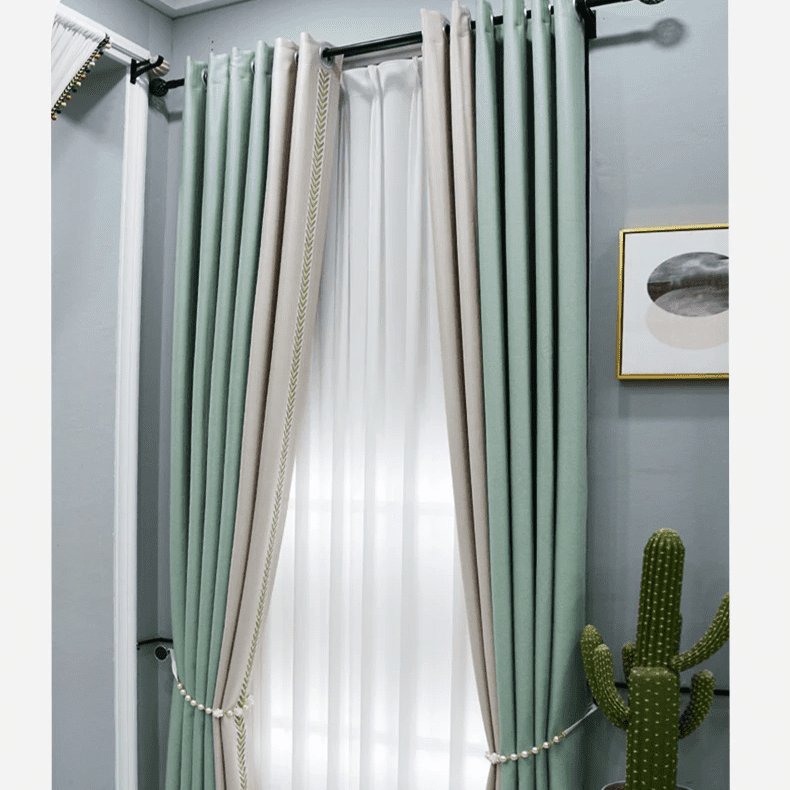 Nordic Style Curtains | Blackout Curtains Living Bedroom - Image 13