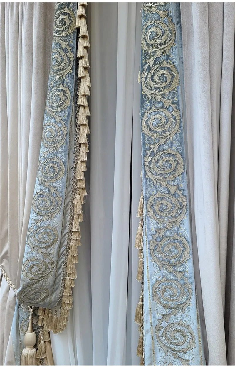 luxury-gray-velvet-lace, embroidered-curtains, blackout-curtains, edit-home-curtains