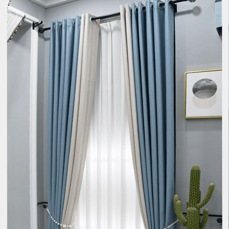 Nordic Style Curtains | Blackout Curtains Living Bedroom - Image 11