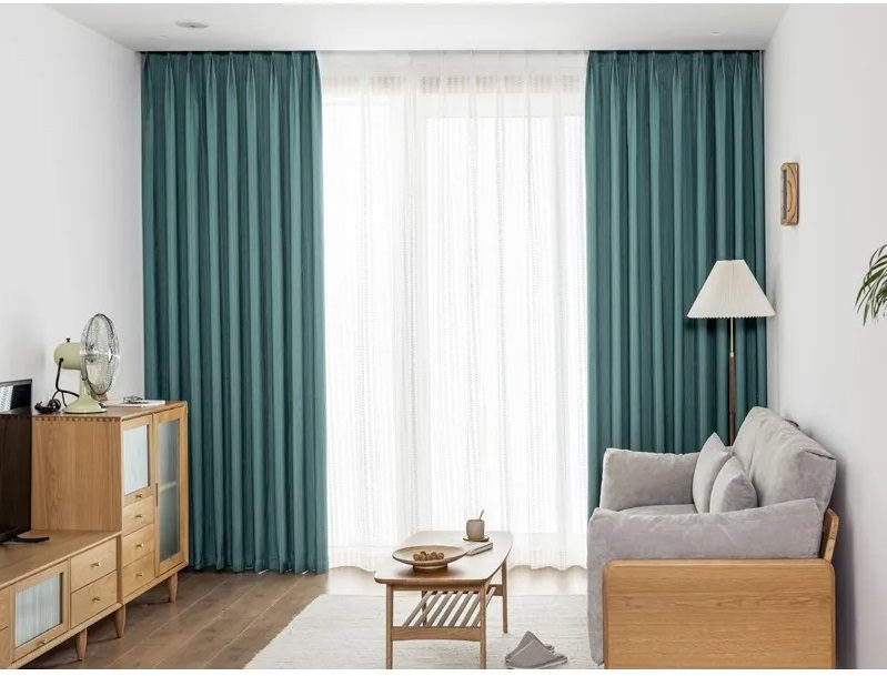 turquoise-blackout-curtains, blackout-curtains, bedroom-curtains, edit-home