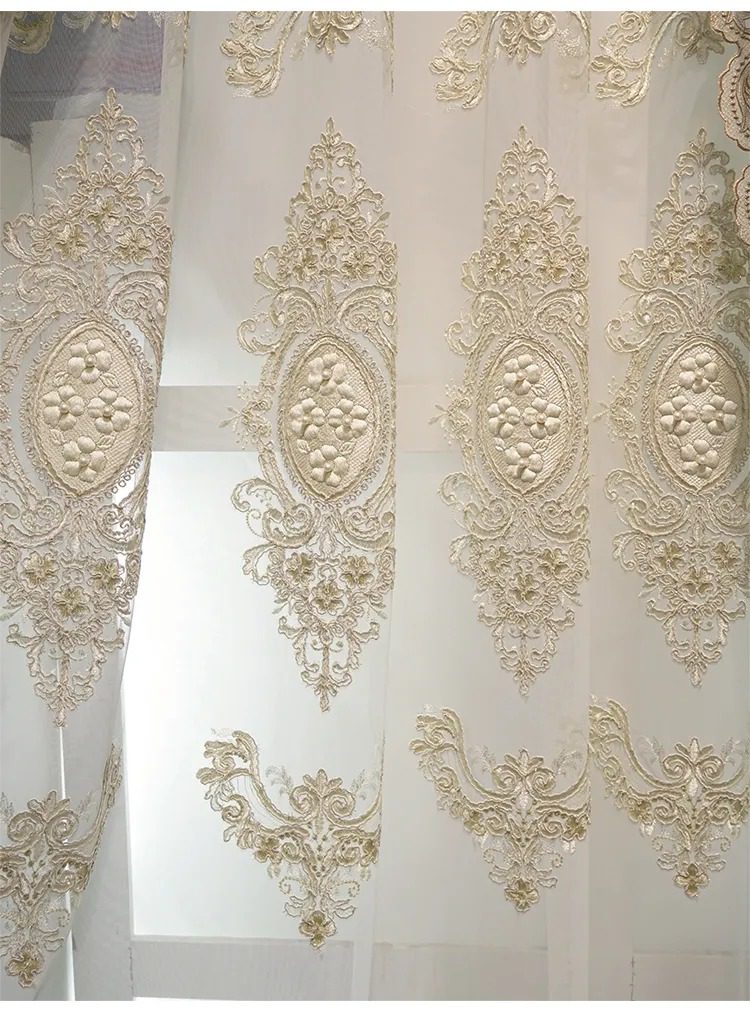 velvet-embroidery-thickened-curtains, blue-curtains, blackout-curtains, edit-home