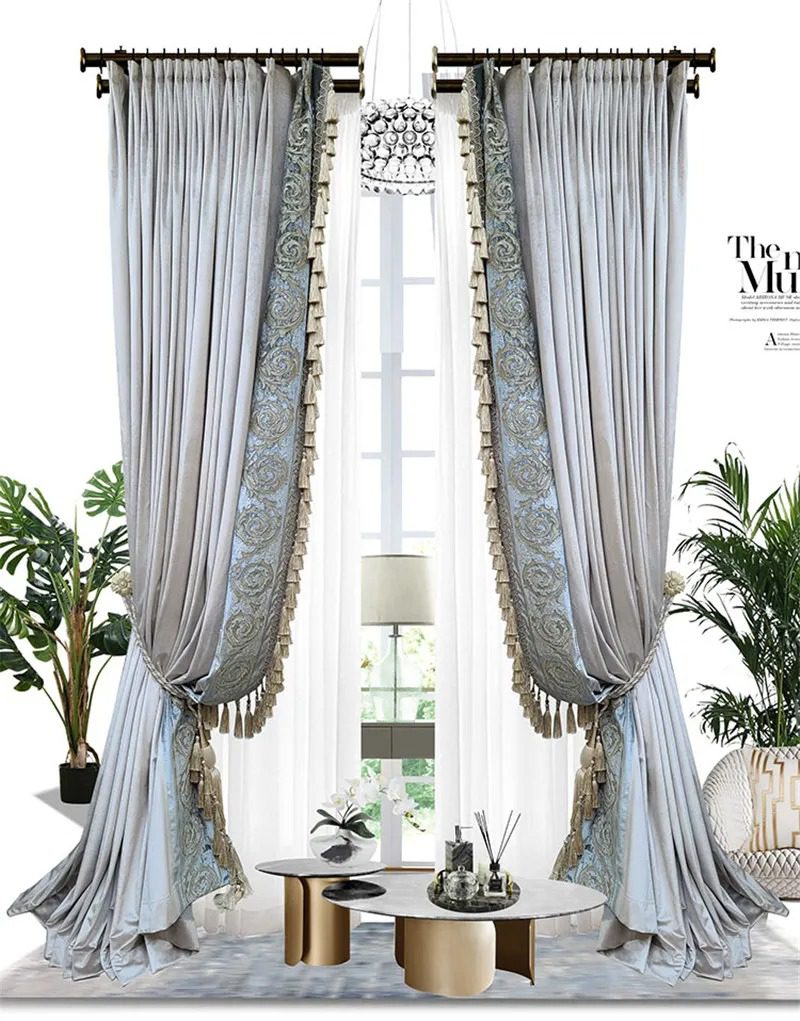luxury-gray-velvet-lace, embroidered-curtains, blackout-curtains, edit-home-curtains