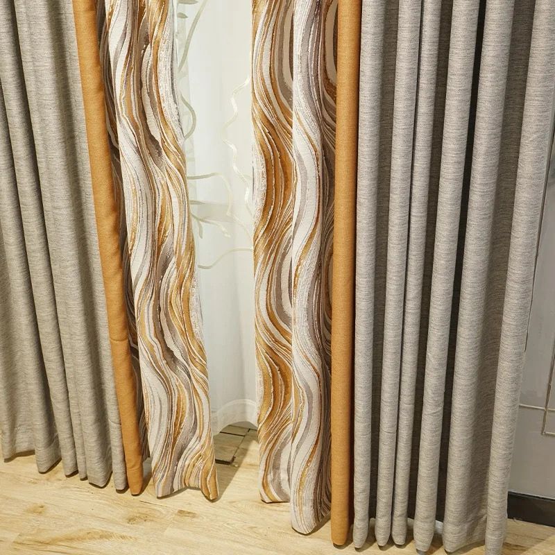 geometric-print-bedroom-curtain, blackout-curtains, print-curtains, edit-home