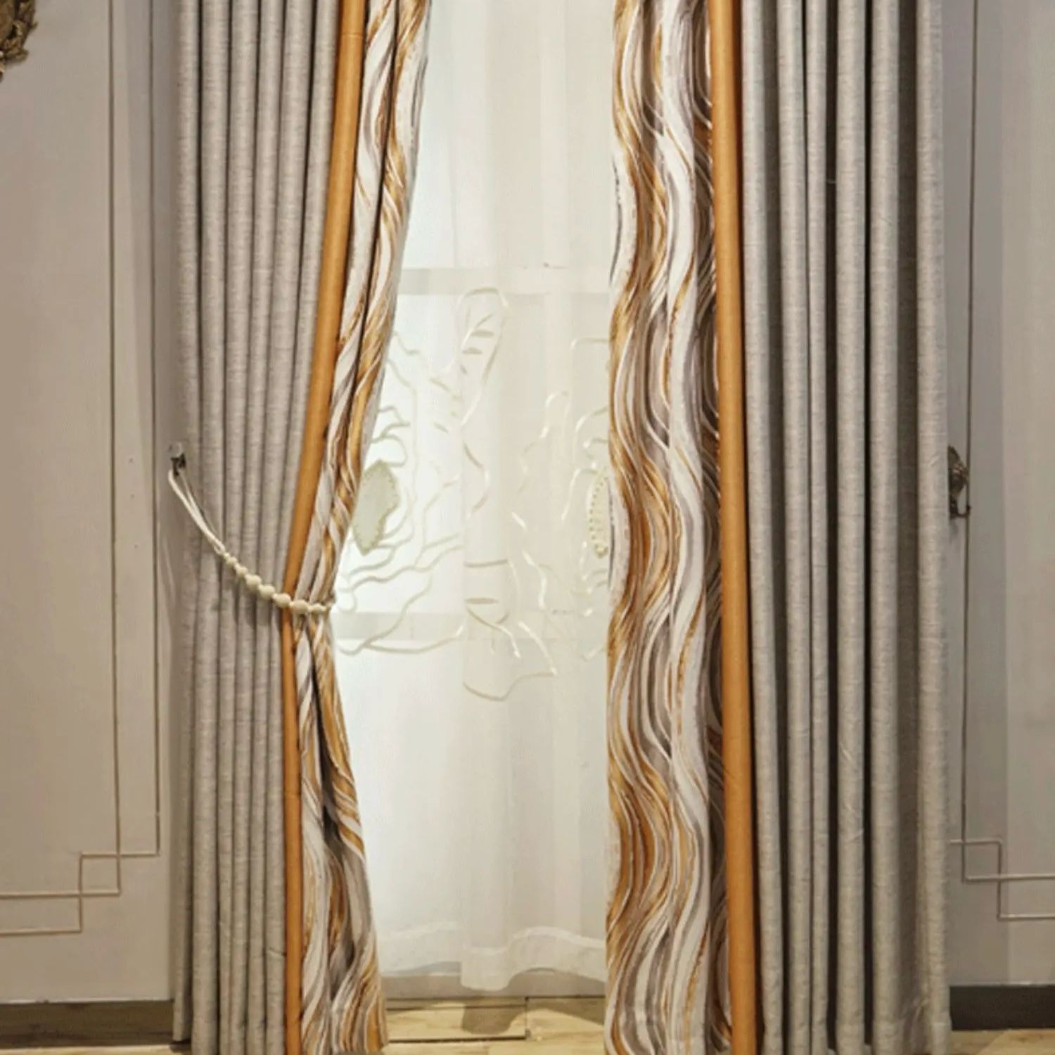 geometric-print-bedroom-curtain, blackout-curtains, print-curtains, edit-home