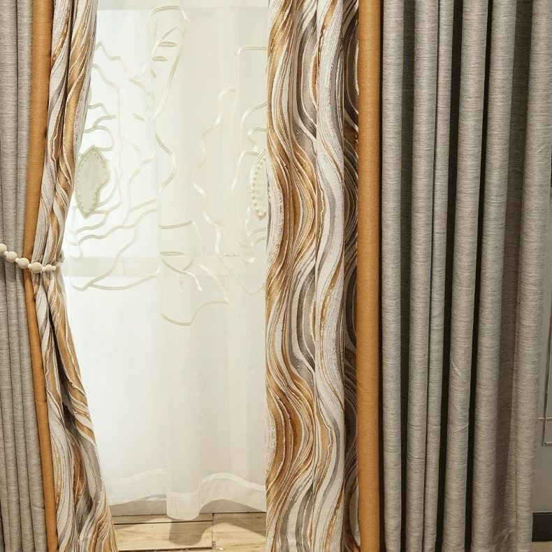 geometric-print-bedroom-curtain, blackout-curtains, print-curtains, edit-home