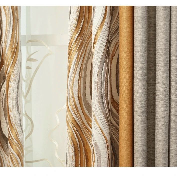 geometric-print-bedroom-curtain, blackout-curtains, print-curtains, edit-home
