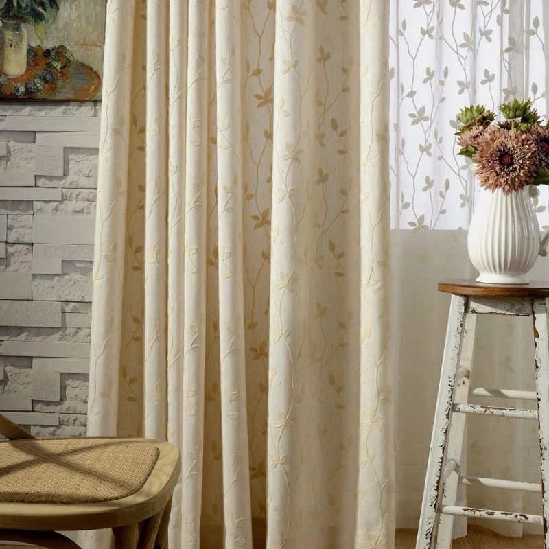 cotton-linen-embroidered-curtains, blackout-curtains, embroidered-curtains, linen-curtains, edit-home