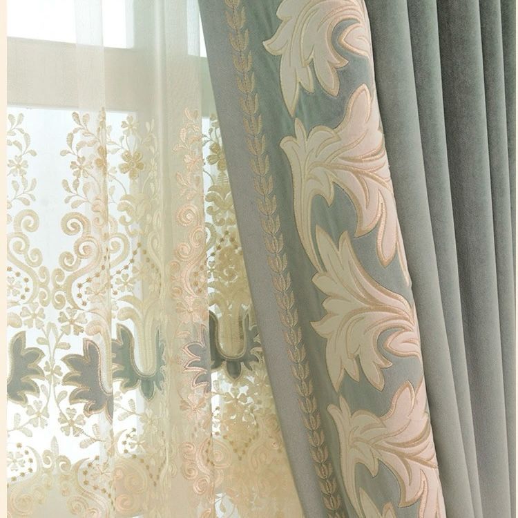 luxury-embroidery-curtains, blackout-curtains, embroidered-curtains, edit-home-curtains
