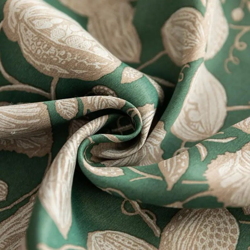 green-printed-leaves-blackout-curtains, blackout-curtains, edit-home