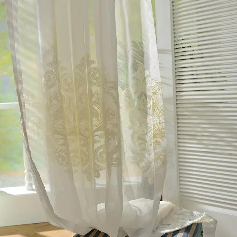 blue-embroidered-drapes, blackout-curtains, embroidered-curtains, edit-home