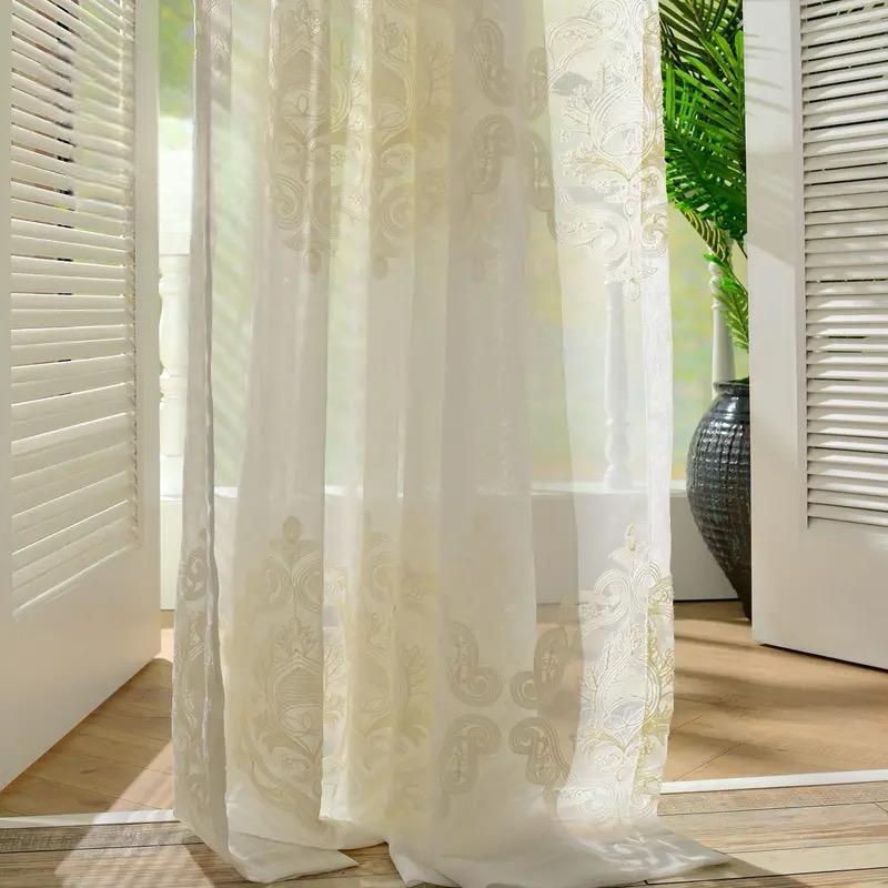 blue-embroidered-drapes, blackout-curtains, embroidered-curtains, edit-home