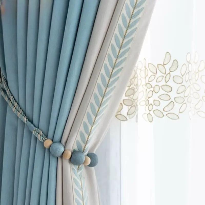 blue-curtains-lace-high-shading, blue-curtains, blackout-curtains, edit-home-curtains
