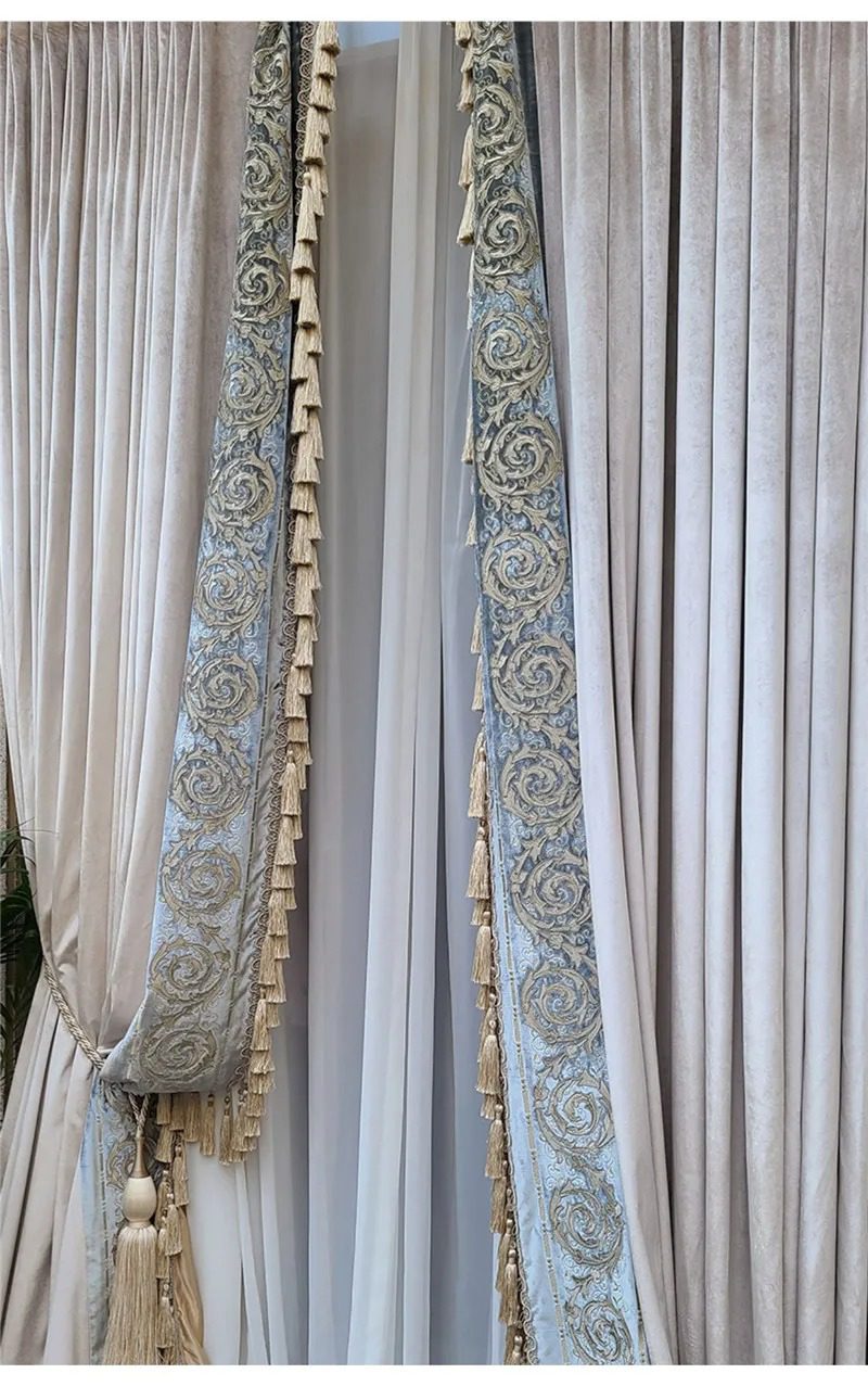 luxury-gray-velvet-lace, embroidered-curtains, blackout-curtains, edit-home-curtains
