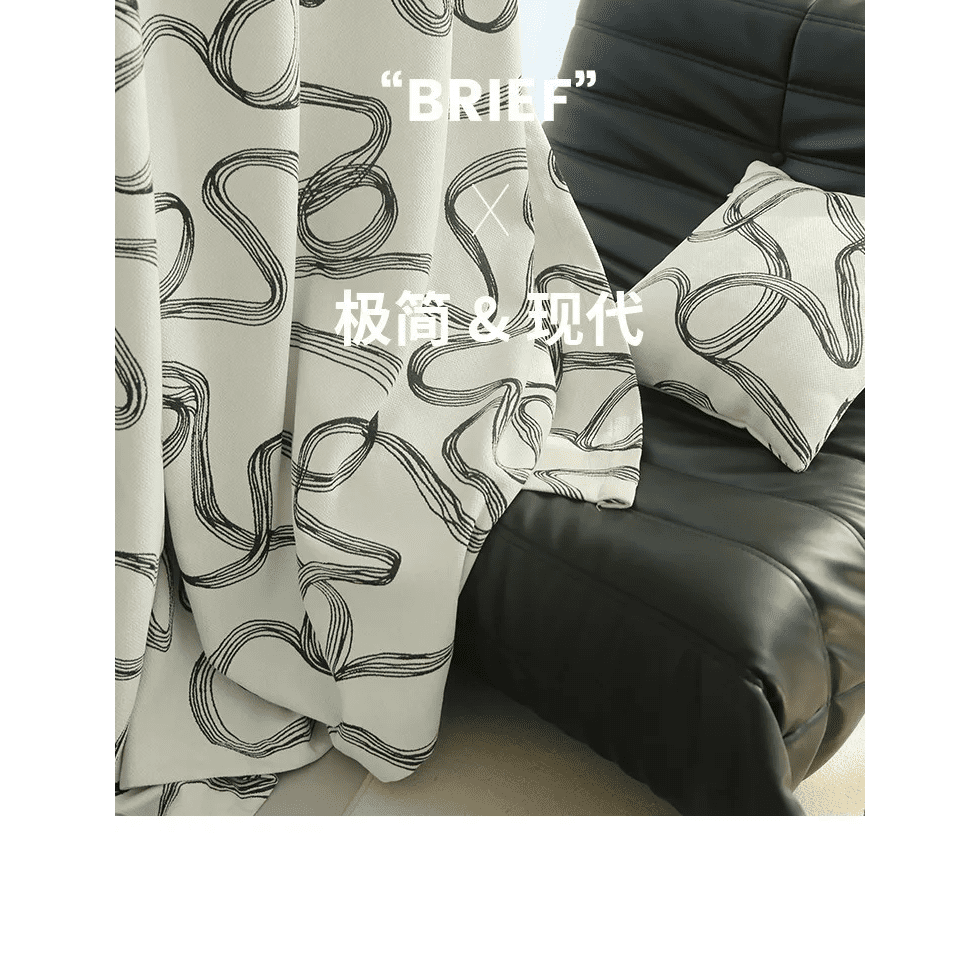 black-white-velvet-chenille-curtains, bedroom-curtains, edit-home