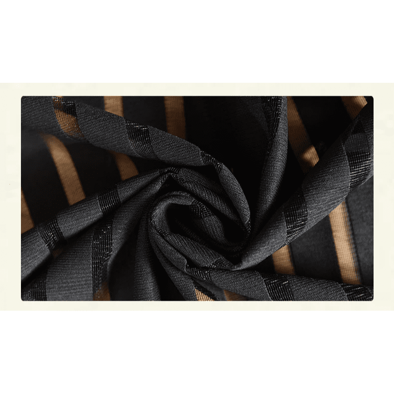 black-striped-tulle-sheer-curtains, bedroom, edit-home