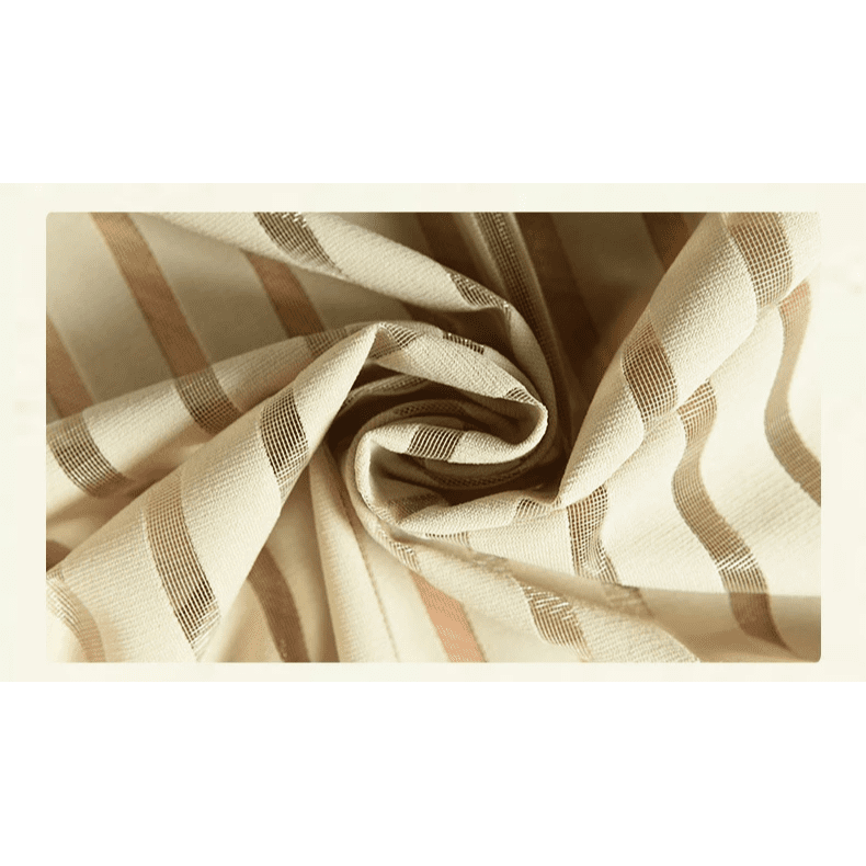 black-striped-tulle-sheer-curtains, bedroom, edit-home