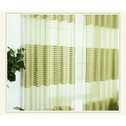 black-striped-tulle-sheer-curtains, bedroom, edit-home