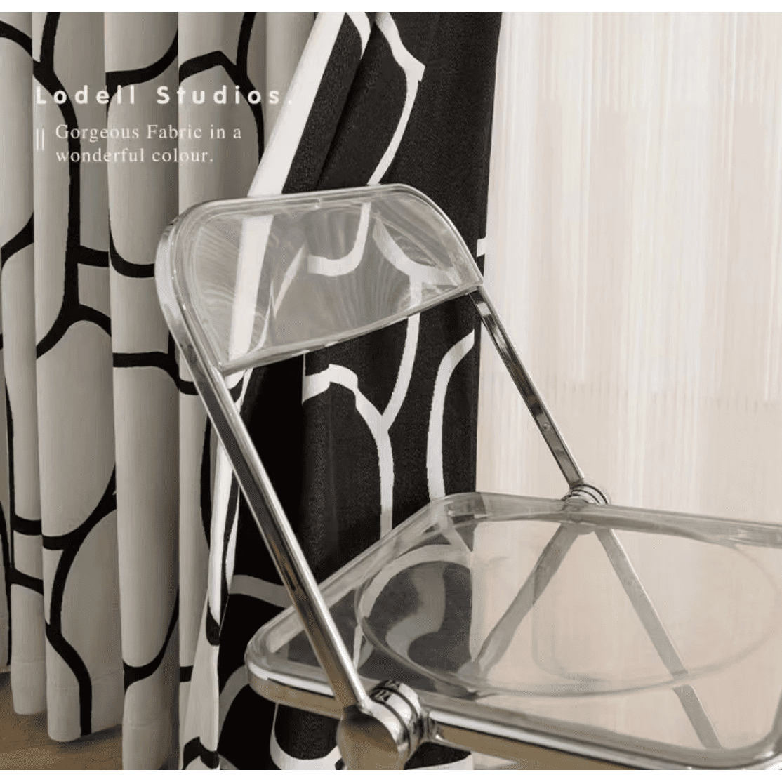 black-white-velvet-chenille-curtains, bedroom-curtains, edit-home