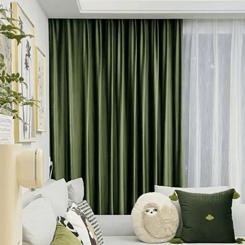 Velvet Curtains, Blackout Curtains, bedroom curtains, living room, Velvet Blackout Curtains, edit home