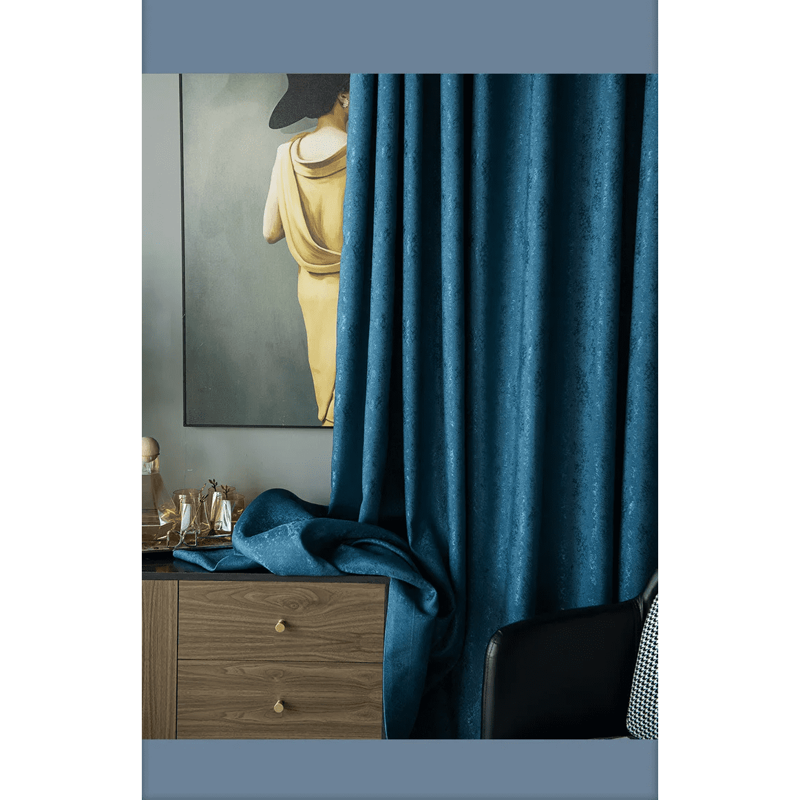 acquard-curtains-pure-colours, bed-room, edit-home