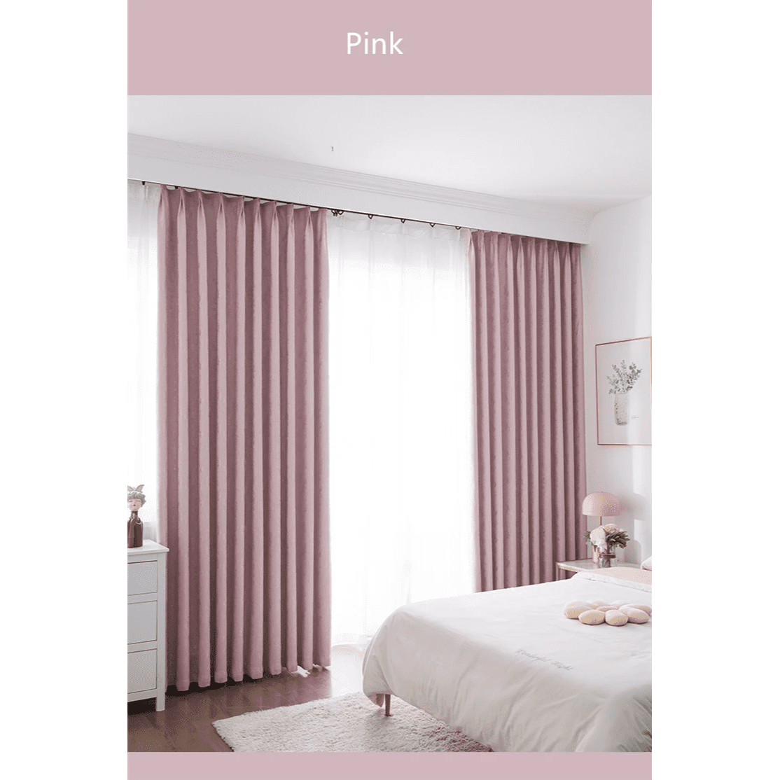 acquard-curtains-pure-colours, bed-room, edit-home