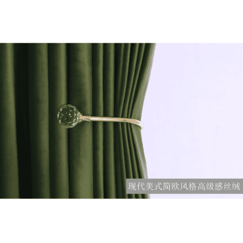 olive-green-window-velvet-curtains, bedroom, edit-home