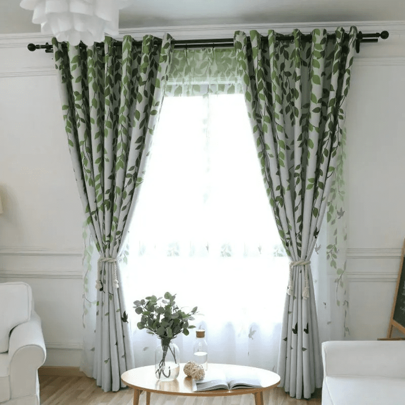 birds-printed-drapes, printed-curtains, semi-blackout-curtains, edit-home