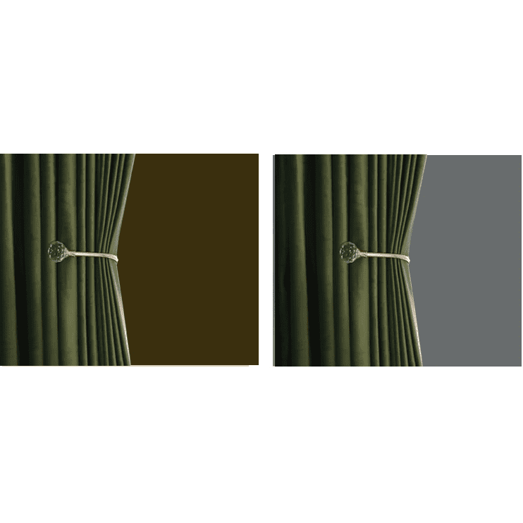 olive-green-window-velvet-curtains, bedroom, edit-home