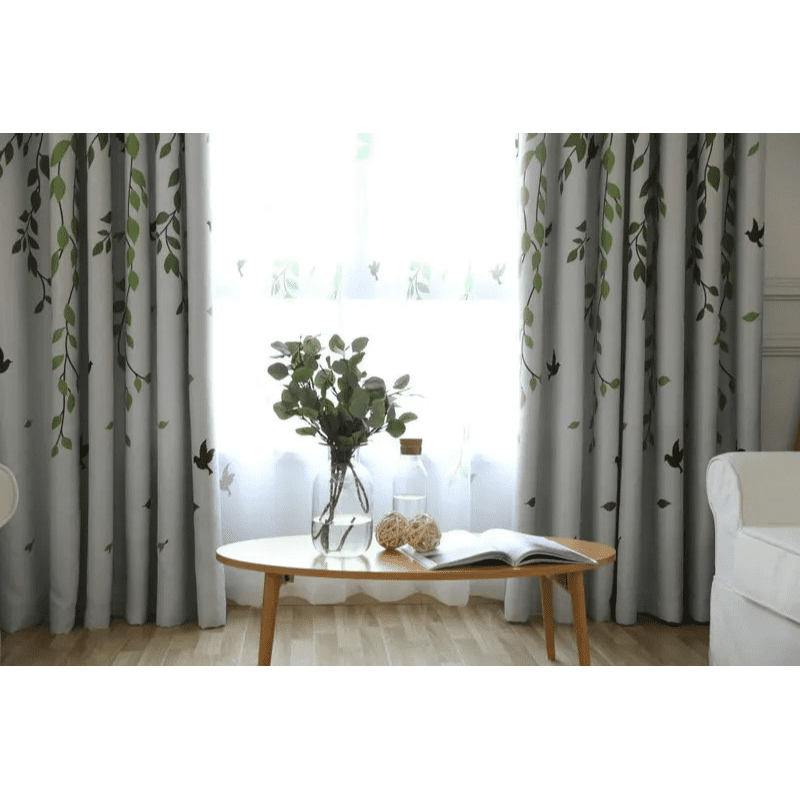 birds-printed-drapes, printed-curtains, semi-blackout-curtains, edit-home