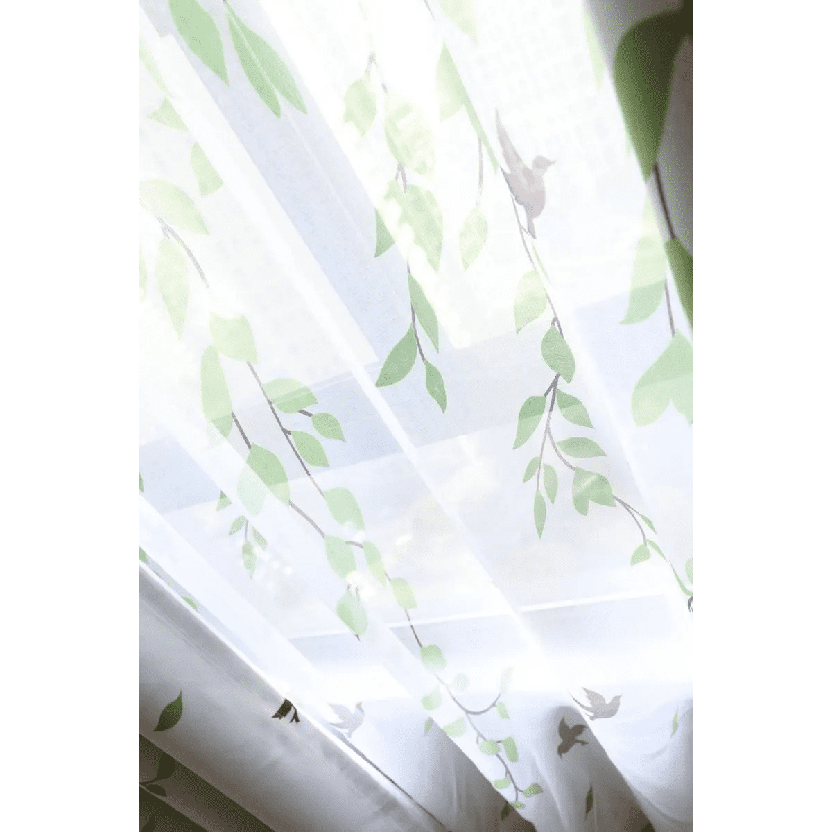 turquoise-printed-drapes, printed-curtains, semi-blackout-curtains, edit-home