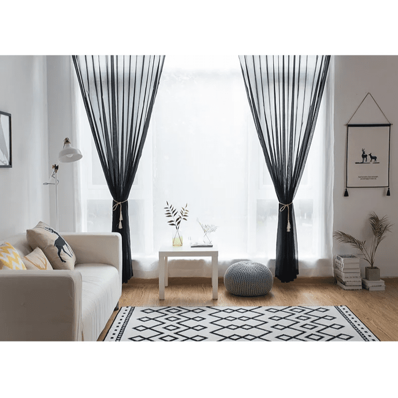 black-curtains-solid-voile, bedroom, edit-home