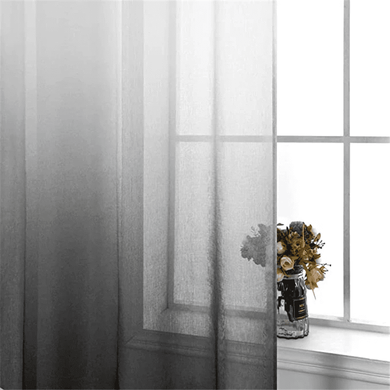 black-gradient-sheer-curtains, bedroom, edit-home