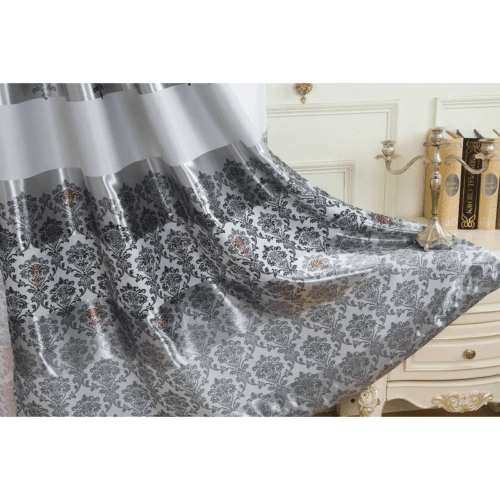 grey-printed-drapes, printed-curtains, semi-blackout-curtains, edit-home