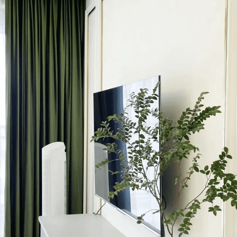 Velvet Curtains, Blackout Curtains, Velvet Blackout Curtains, bedroom curtains, living room, edit home
