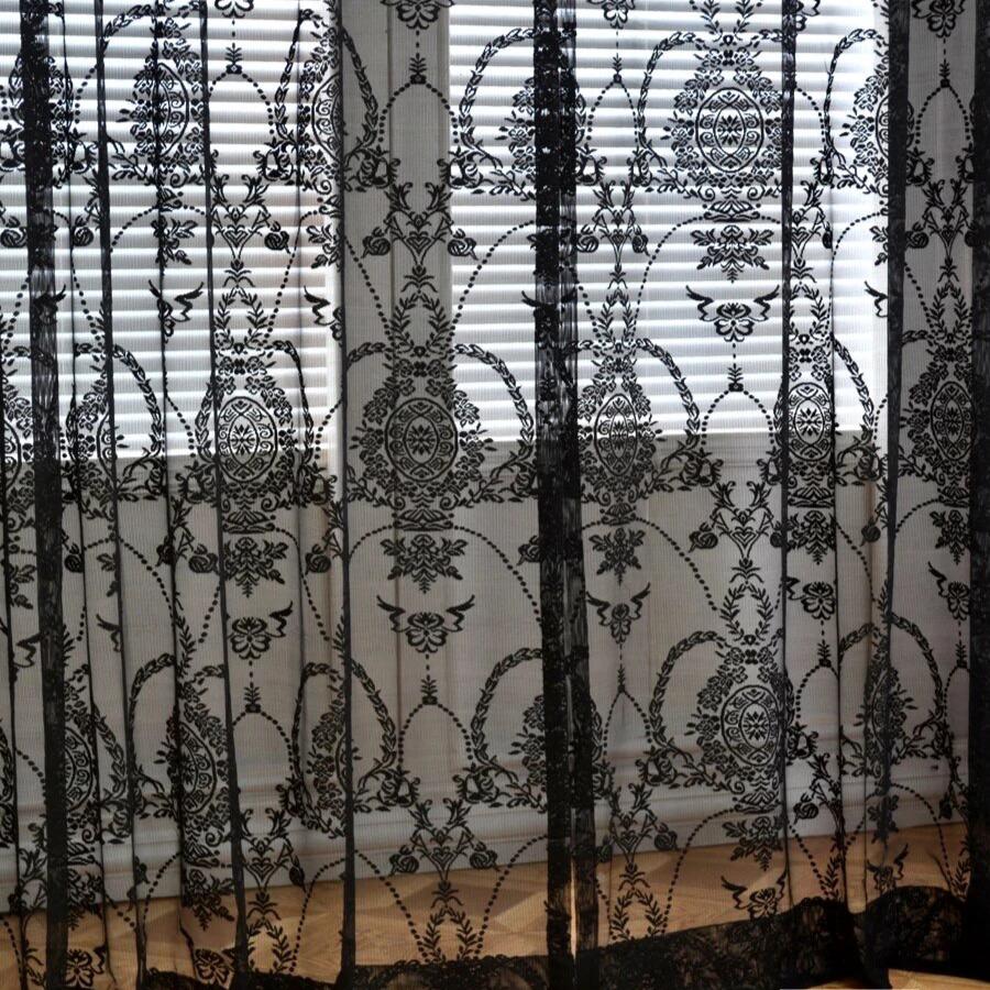 black-sheer-curtains-for-bedroom, ne-curtains, black-curtains, edit-home-curtains