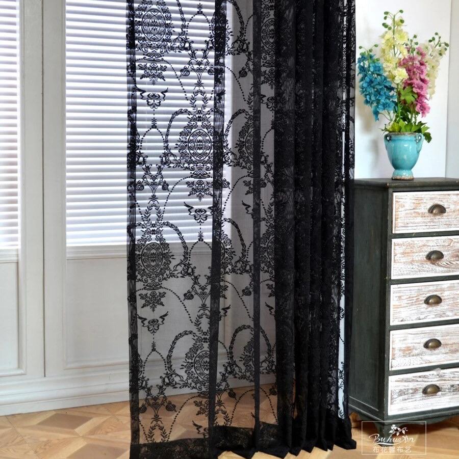 black-sheer-curtains-for-bedroom, ne-curtains, black-curtains, edit-home-curtains