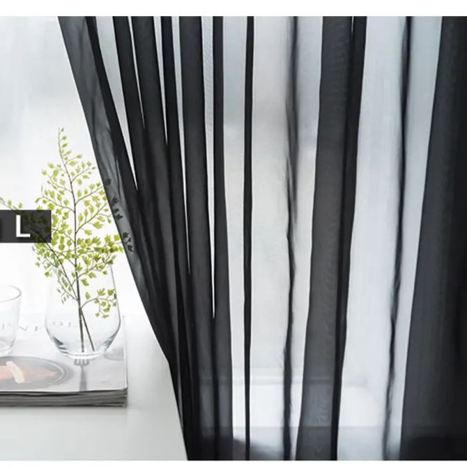 black-tulle-sheer-curtains-long-curtain, sheer-curtains, edit-home-curtains