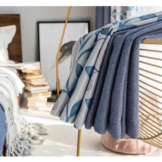 linen-bird-curtains-printed-bedroom, blackout-curtains, edit-home