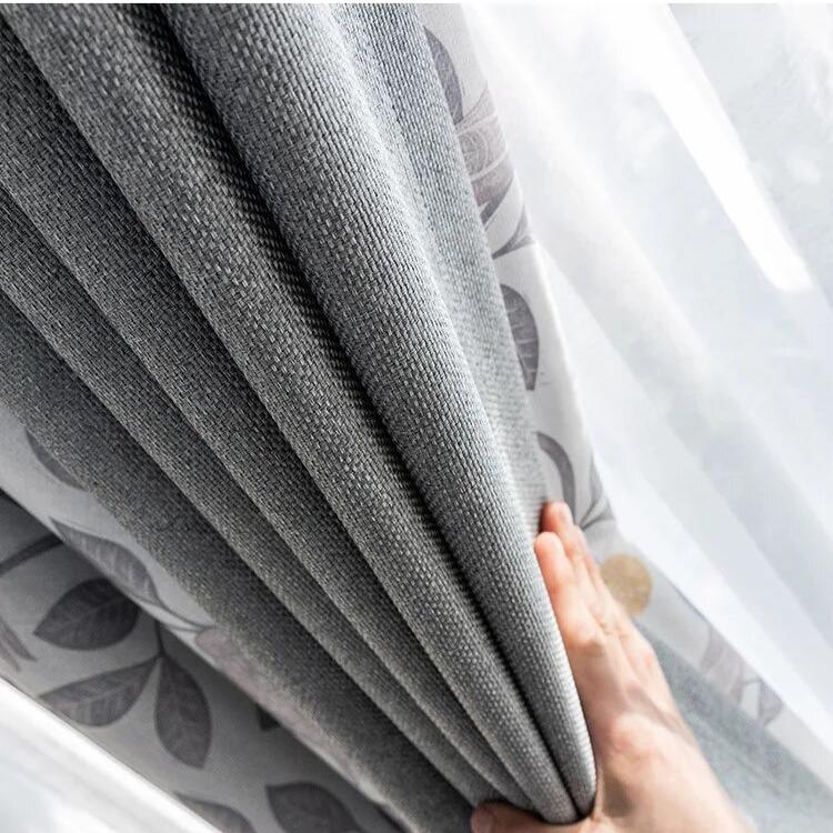 linen-bird-curtains-printed-bedroom, blackout-curtains, edit-home
