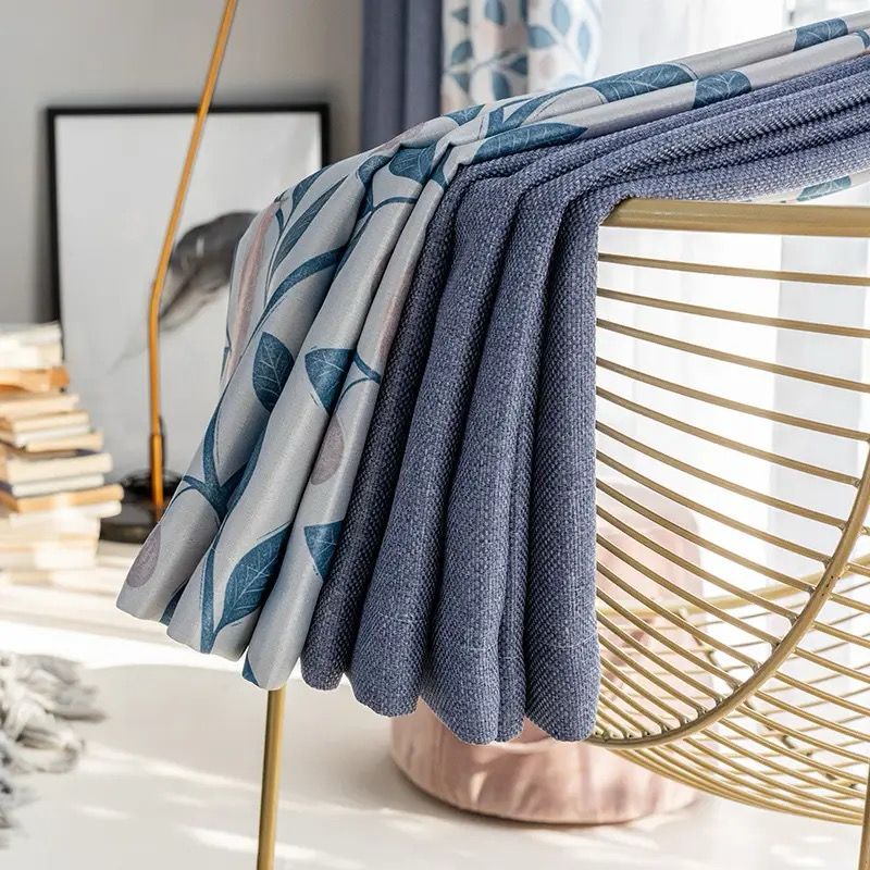 linen-bird-curtains-printed-bedroom, blackout-curtains, edit-home
