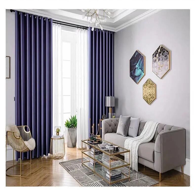 blackout-sunshade-self-print-colour, bedroom-curtains. navy-blue-curtains, edit-home