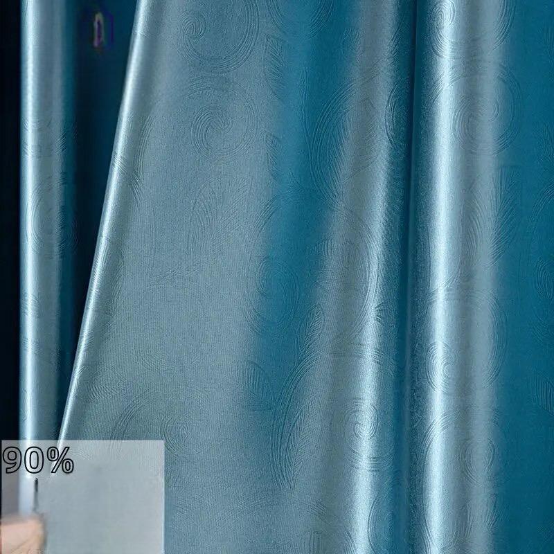 blackout-sunshade-self-print-colour, bedroom-curtains. light-blue, edit-home