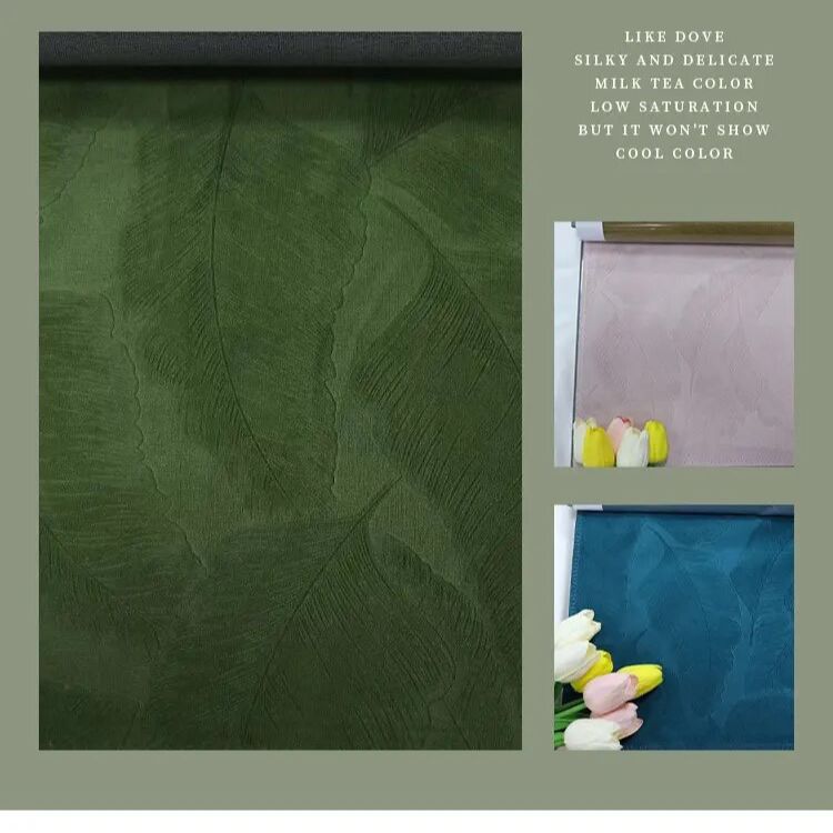 nordic-leaf-velvet-window-curtains, bed-room, edit-home