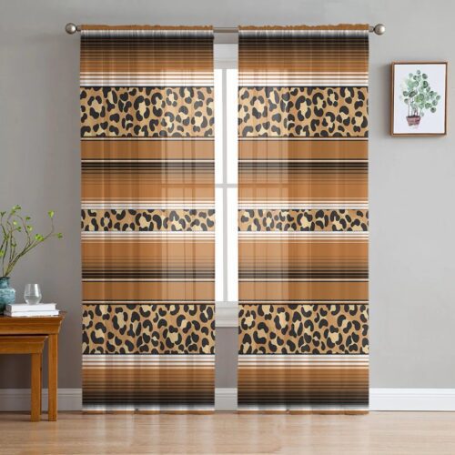 printed-chiffon-window-drapes, bedroom, edit-home