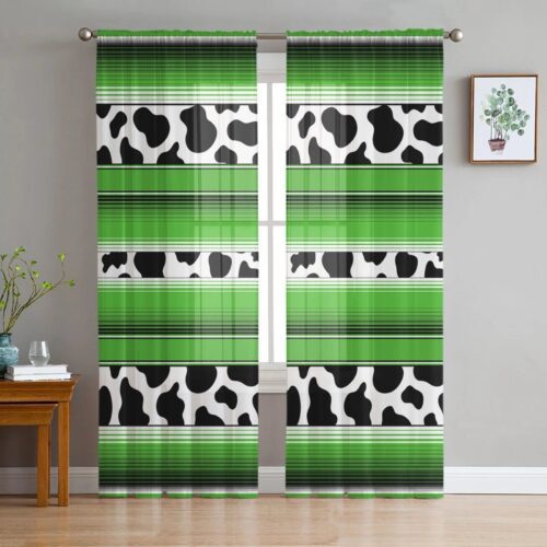 printed-chiffon-window-drapes, bedroom, edit-home