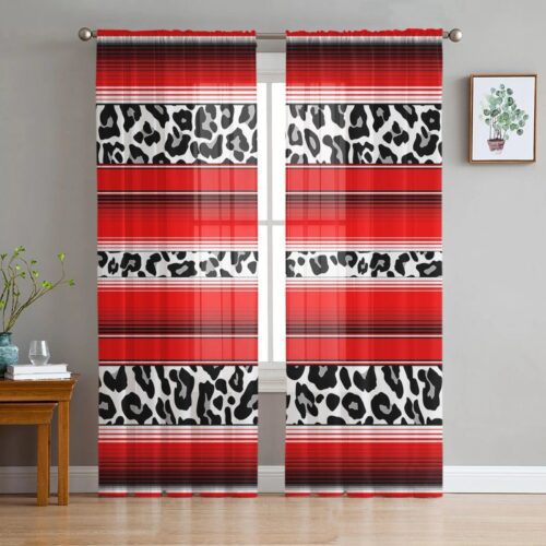 printed-chiffon-window-drapes, bedroom, edit-home