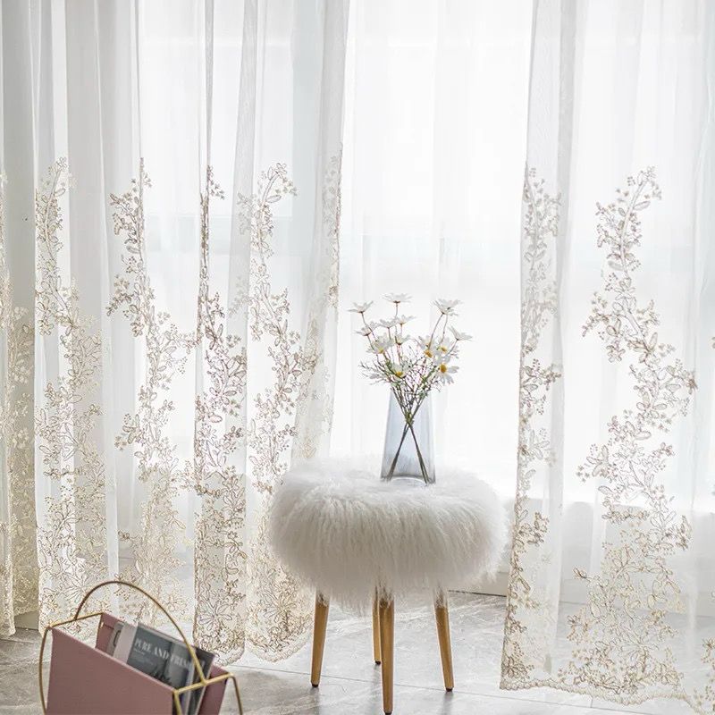 white-sheer-curtains, floral-embroidered-curtains, sheer-curtains, edit-home-curtains
