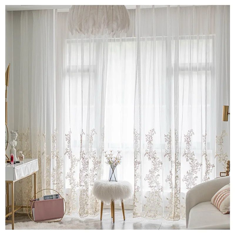 white-sheer-curtains, floral-embroidered-curtains, sheer-curtains, edit-home-curtains