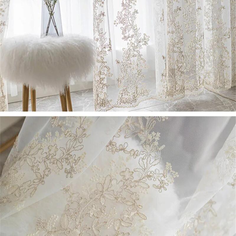white-sheer-curtains, floral-embroidered-curtains, sheer-curtains, edit-home-curtains